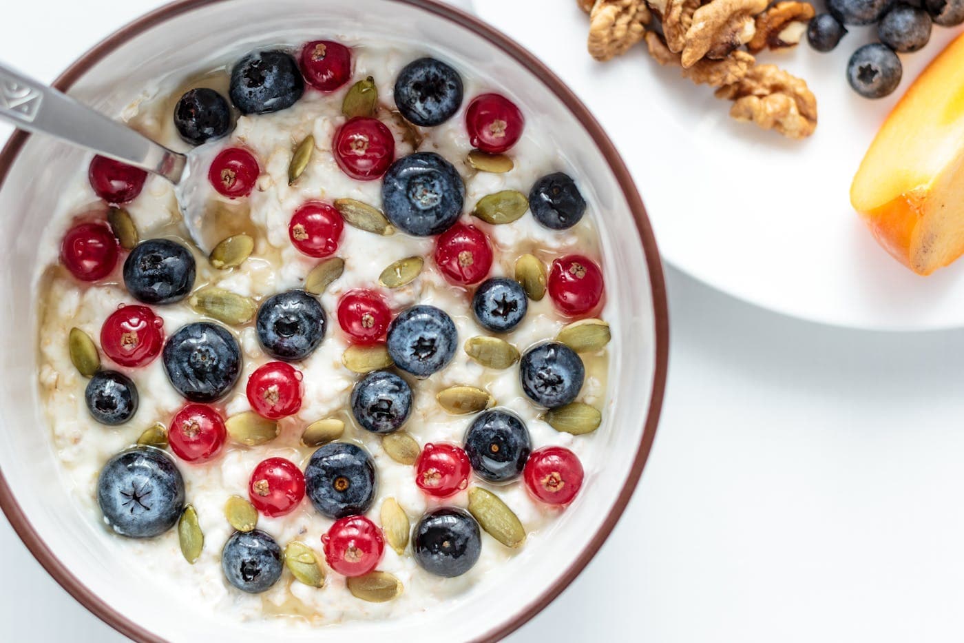 Bowl with berries and seeds representing antioxidant and mineral density