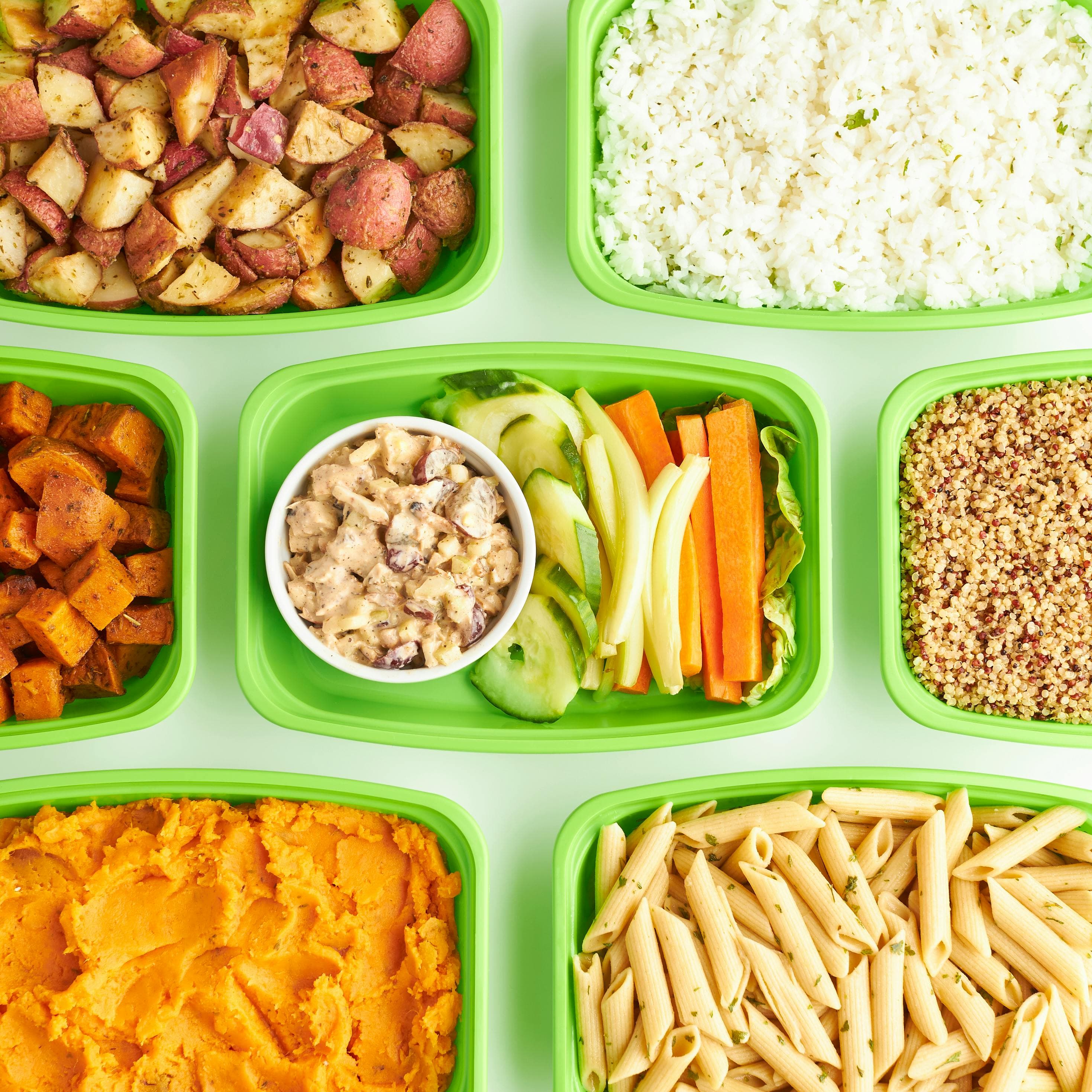 Complex carbohydrate meal prep supporting glycogen and training output