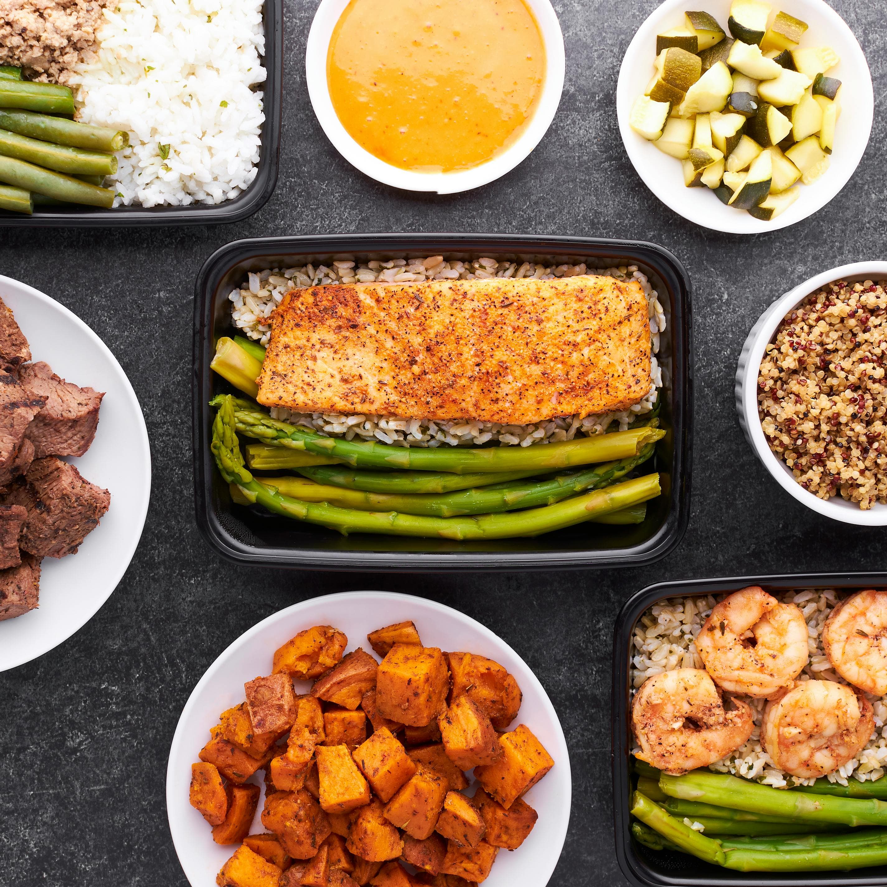 High-protein salmon meal prep for muscle recovery and growth